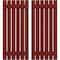 Ekena Millwork Americraft 6-Board, 2 Batten Exterior Real Wood Spaced Board-n-Batten Shutters, ARW101SB623X47MRH, PR ARW101SB623X47MRH - alternate 1